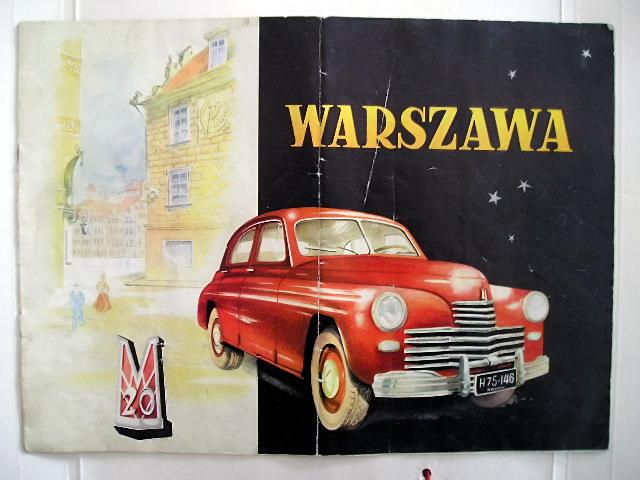 Рекламный буклет Варшавы