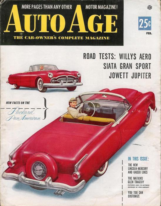 Журнал Auto Age, номер за февраль 1953 года