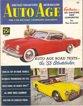 Журнал Auto Age за июнь 1953 года