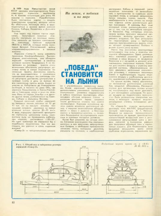 Победа становится на лыжи