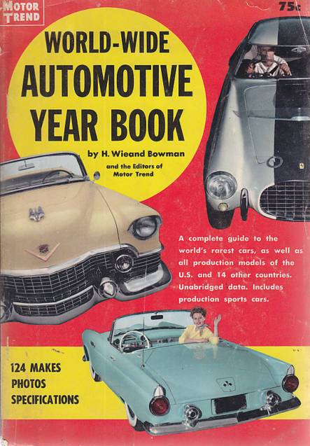 Международный автомобильный ежегодник 1954 года.