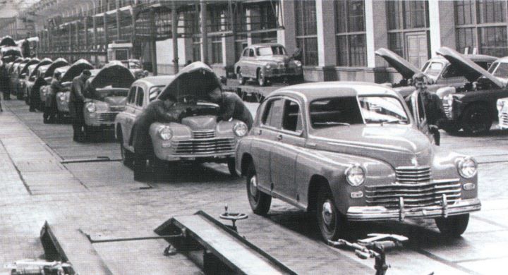 Ноябрь '49. После устранения недостатков производство возобновлено. По 1958 г. выпустят 241,5 тыс. «Побед»